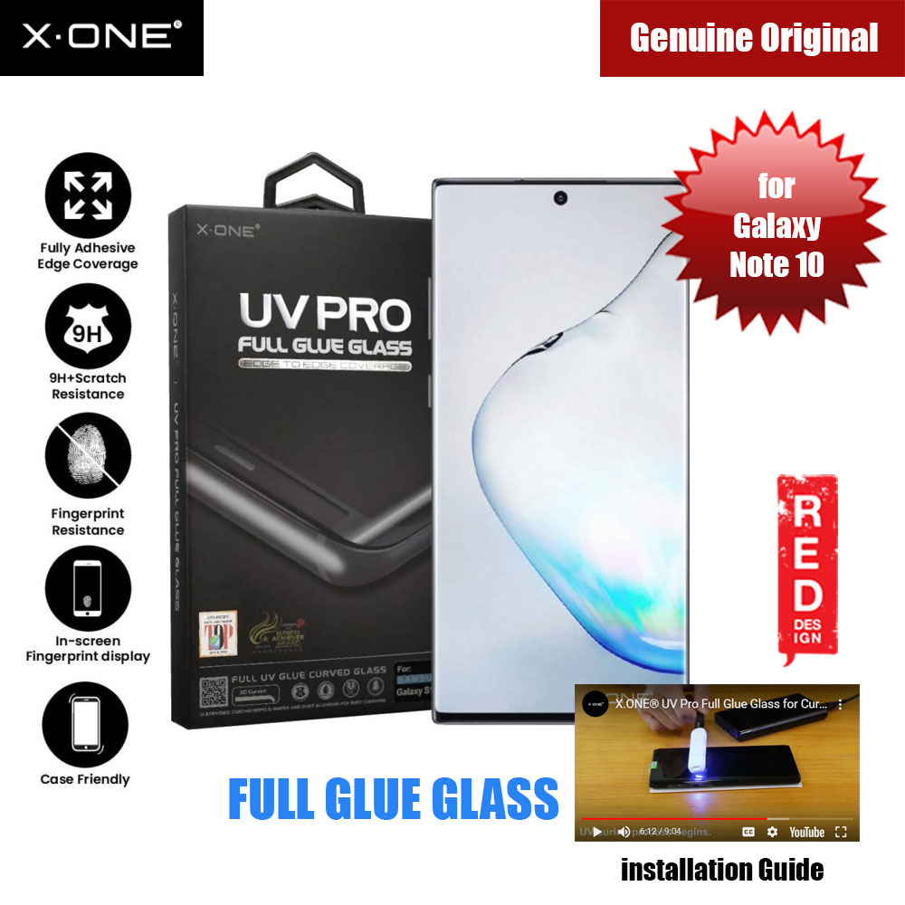 Picture of Samsung Galaxy Note 10  | X.One UV Pro Full Glue Glass for Samsung Galaxy Note 10 (DIY apply glue)