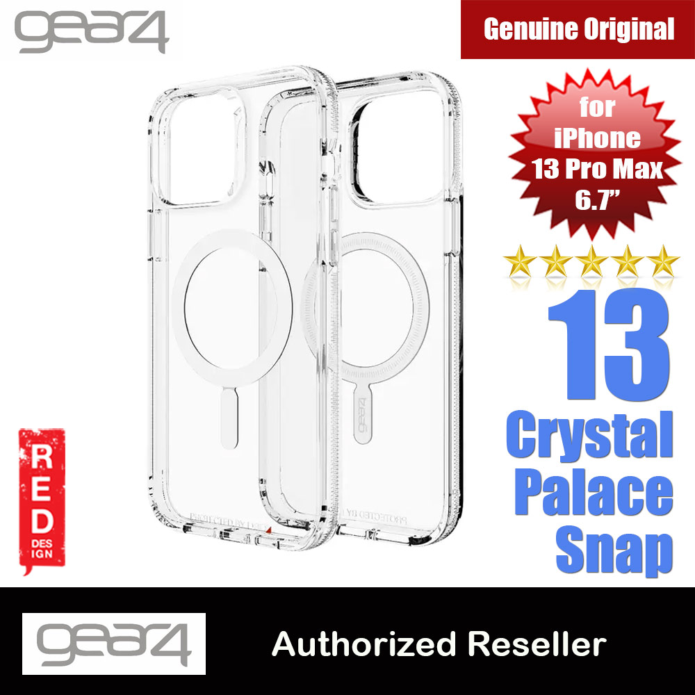 Picture of Gear4 D30 Crystal Palace Snap Crystal Clear Impact Protection with MagSafe Compatibility for iPhone 13 Pro Max 6.7 (Clear) Apple iPhone 13 Pro Max 6.7- Apple iPhone 13 Pro Max 6.7 Cases, Apple iPhone 13 Pro Max 6.7 Covers, iPad Cases and a wide selection of Apple iPhone 13 Pro Max 6.7 Accessories in Malaysia, Sabah, Sarawak and Singapore 