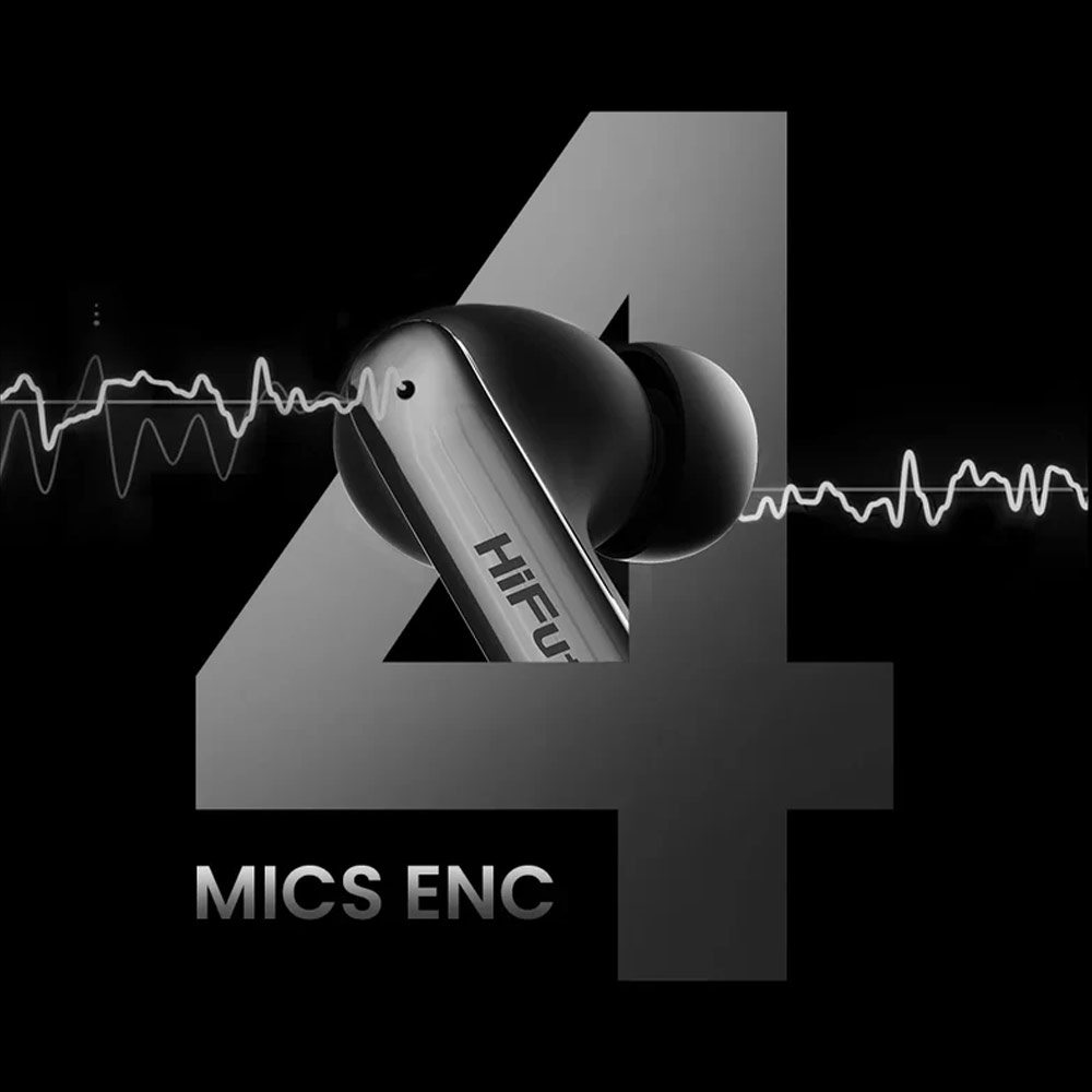 Picture of HiFuture SonicAir Bluetooth 5.3 Comfort Fit TWS Earbuds Waterproof with ENC Noise Cancellation Soft Bass Long Hours(Green)