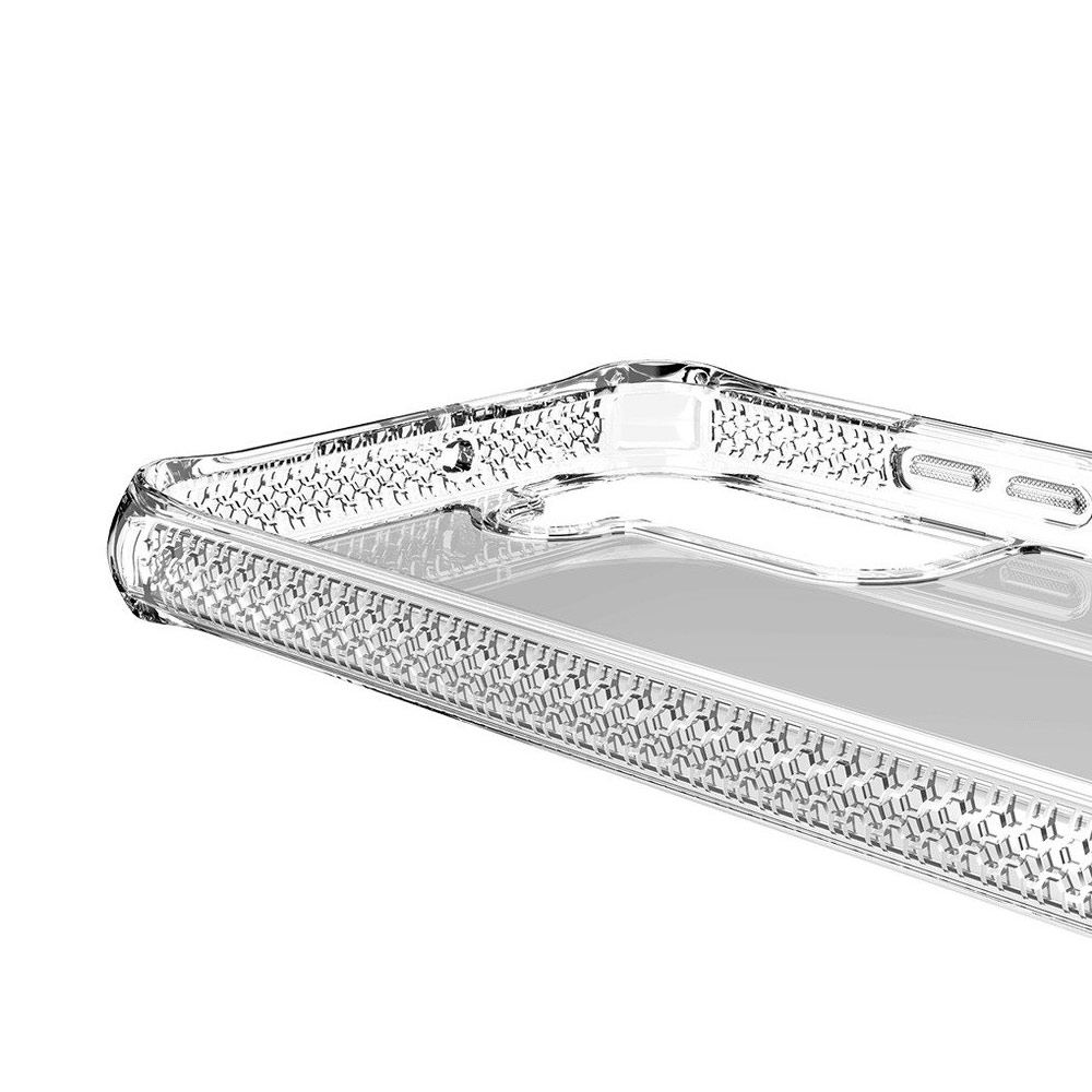 Picture of Samsung Galaxy S22 6.1 Case | ITSKINS Hybrid CLEAR ANTIMICROBIAL Certified Antishock Protection Case for Galaxy S22 (Transparent)