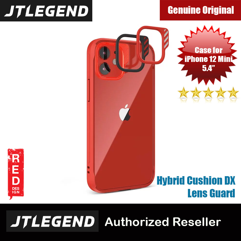Picture of JTLEGEND Hybrid Cushion DX Drop Protection Case with Camera Lens Protection Raised Bezel Sound Enhancement Design Case for iPhone 12 Mini 5.4 (Red) Apple iPhone 12 mini 5.4- Apple iPhone 12 mini 5.4 Cases, Apple iPhone 12 mini 5.4 Covers, iPad Cases and a wide selection of Apple iPhone 12 mini 5.4 Accessories in Malaysia, Sabah, Sarawak and Singapore 