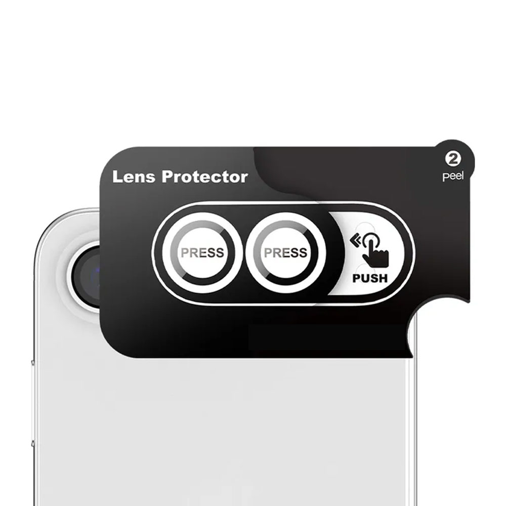 Picture of Apple iPhone 18 Pro  | JTLEGEND Titanguard Full Cover Camera Lens Protector Glossy for iPhone Duo (with Quick Install Board)  - Clear