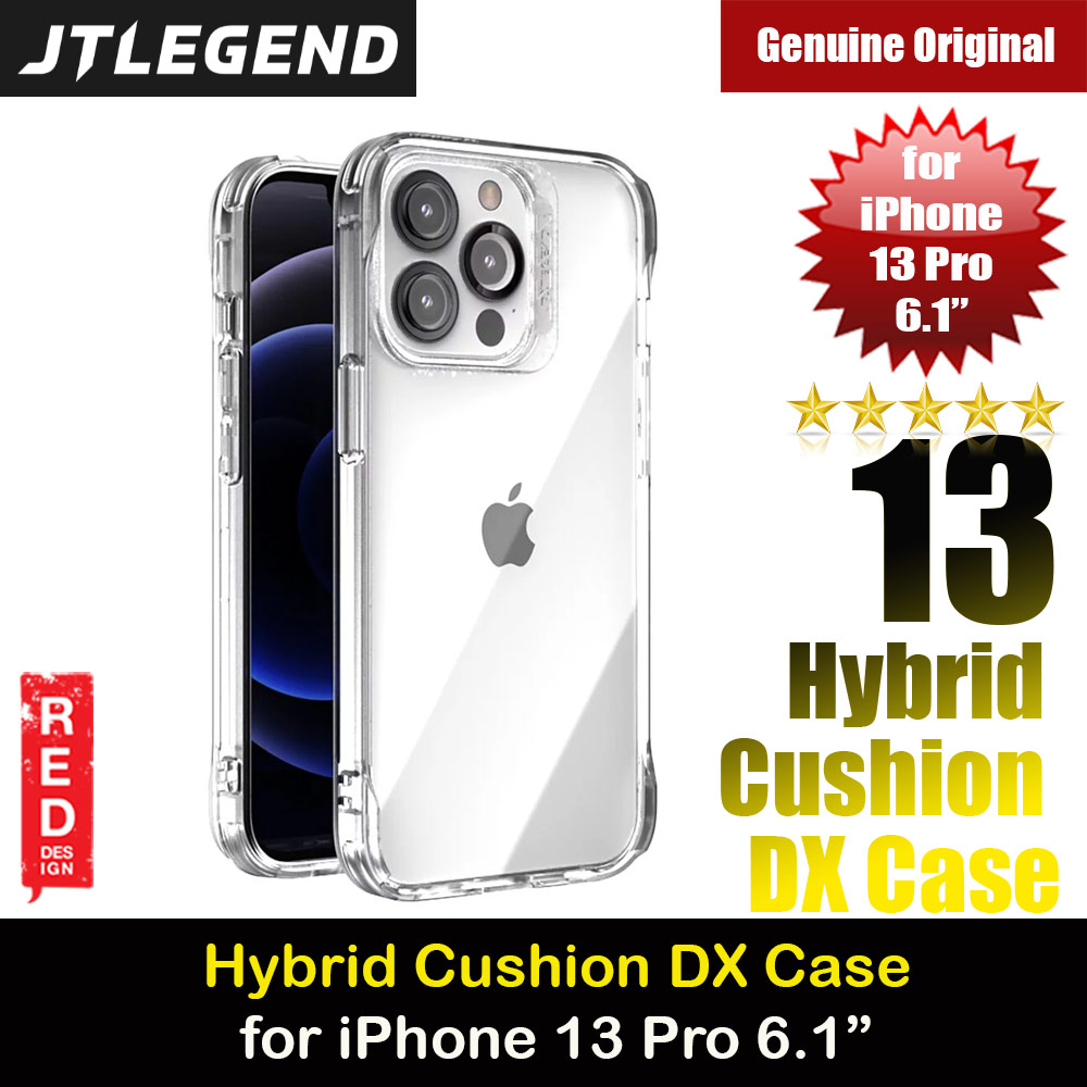 Picture of JTLEGEND Hybrid Cushion DX Drop Protection Case with Camera Lens Protection Raised Bezel Sound Enhancement Design Case for iPhone 13 Pro 6.1 (Crystal) Apple iPhone 13 Pro 6.1- Apple iPhone 13 Pro 6.1 Cases, Apple iPhone 13 Pro 6.1 Covers, iPad Cases and a wide selection of Apple iPhone 13 Pro 6.1 Accessories in Malaysia, Sabah, Sarawak and Singapore 