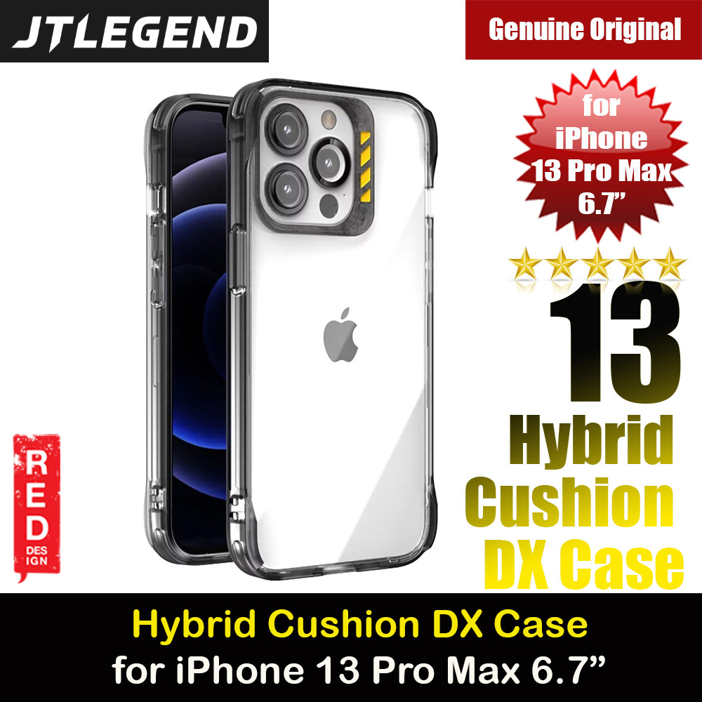 Picture of JTLEGEND Hybrid Cushion DX Drop Protection Case with Camera Lens Protection Raised Bezel Sound Enhancement Design Case for iPhone 13 Pro Max 6.7 (Crystal Black) Apple iPhone 13 Pro Max 6.7- Apple iPhone 13 Pro Max 6.7 Cases, Apple iPhone 13 Pro Max 6.7 Covers, iPad Cases and a wide selection of Apple iPhone 13 Pro Max 6.7 Accessories in Malaysia, Sabah, Sarawak and Singapore 