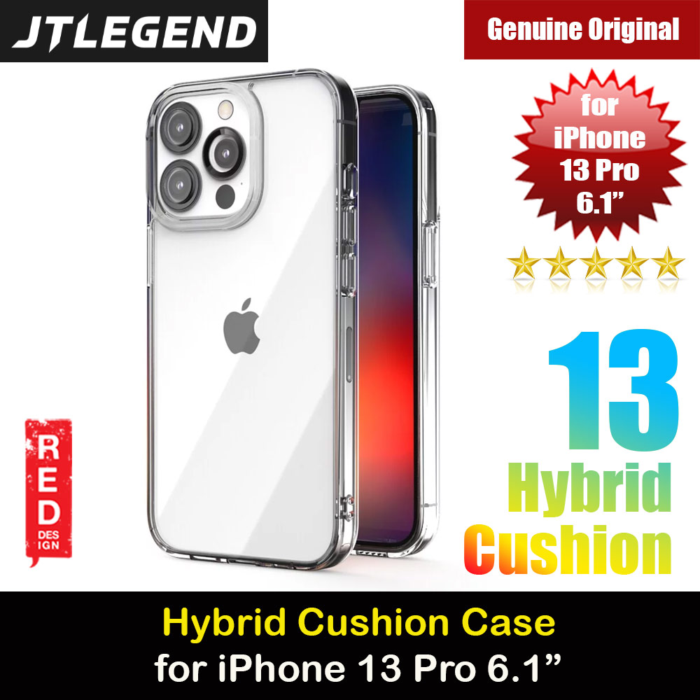 Picture of JTLEGEND Hybrid Cushion Drop Protection Case with Camera Lens Protection Raised Design Case for iPhone 13 Pro 6.1 (Crystal) Apple iPhone 13 Pro 6.1- Apple iPhone 13 Pro 6.1 Cases, Apple iPhone 13 Pro 6.1 Covers, iPad Cases and a wide selection of Apple iPhone 13 Pro 6.1 Accessories in Malaysia, Sabah, Sarawak and Singapore 