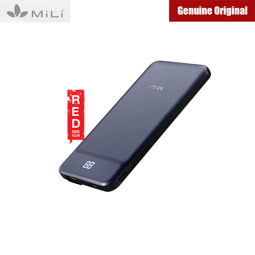 Picture of Mili Power Nova III Power bank PD Charging QC 3.0 Huawei Super Charge with battery indicator 10000mAh (Blue)