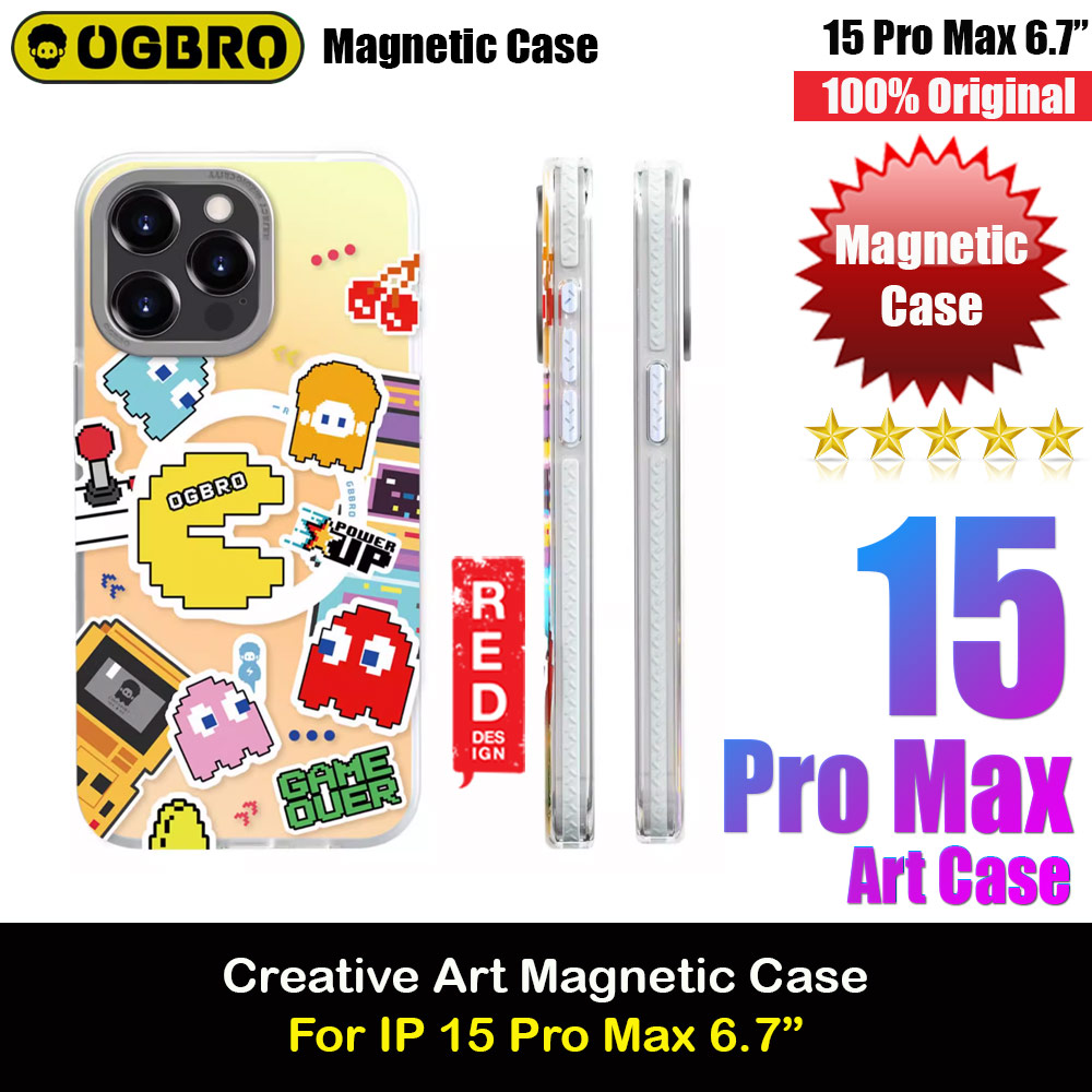 Picture of OGBRO Creative Art Design Magnetic Drop Protection Case with Aluminum Lens Frame Protection for iPhone 15 Pro Max 6.7 (Gamer Game Over) Apple iPhone 15 Pro Max 6.7- Apple iPhone 15 Pro Max 6.7 Cases, Apple iPhone 15 Pro Max 6.7 Covers, iPad Cases and a wide selection of Apple iPhone 15 Pro Max 6.7 Accessories in Malaysia, Sabah, Sarawak and Singapore 
