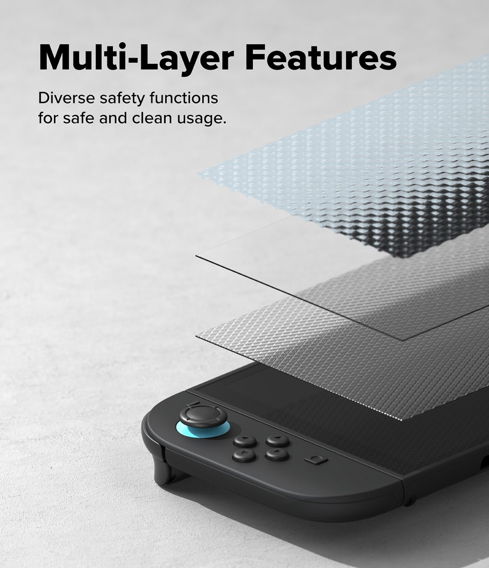 Picture of Samsung Galaxy Z Fold 7  | Ringke Easy Slide Tempered Glass Nintendo Switch 2 (2 Pack)