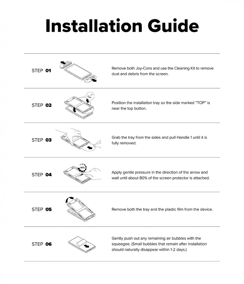 Picture of Samsung Galaxy Z Fold 7  | Ringke Easy Slide Tempered Glass Nintendo Switch 2 (2 Pack)
