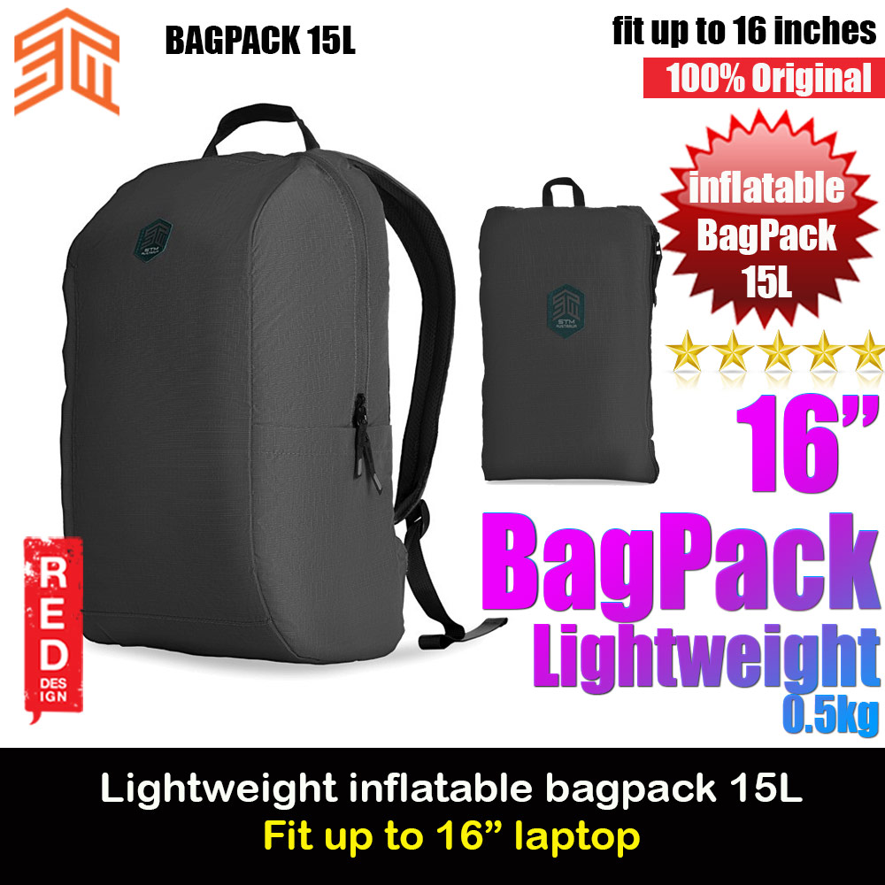 Picture of STM Goods BagPack 15L inflatable protective laptop airbag Lightweight Backpacks up to 16" inches (Black) Red Design- Red Design Cases, Red Design Covers, iPad Cases and a wide selection of Red Design Accessories in Malaysia, Sabah, Sarawak and Singapore 
