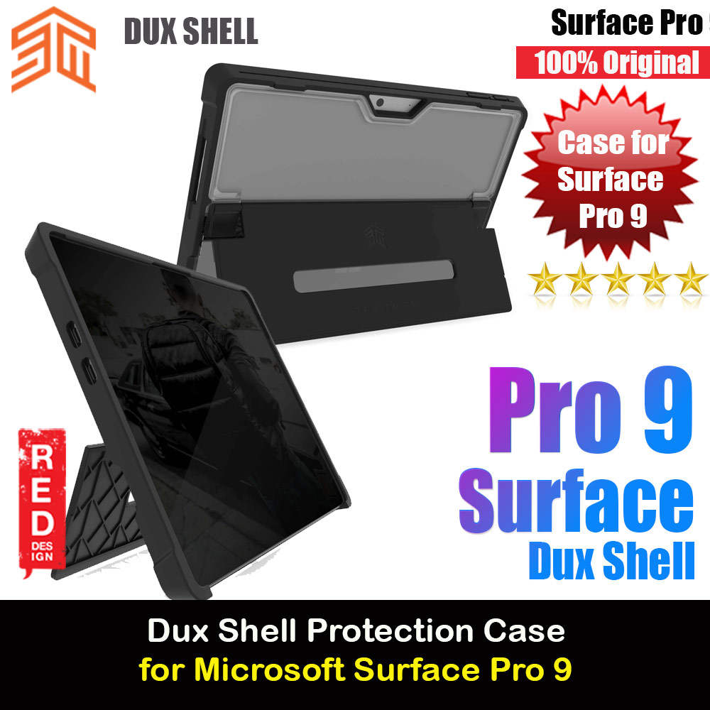 Picture of STM DUX SHELL Rugged Protection Stand Case for Microsoft Surface Pro 9 (Black) Microsoft Surface Pro 9- Microsoft Surface Pro 9 Cases, Microsoft Surface Pro 9 Covers, iPad Cases and a wide selection of Microsoft Surface Pro 9 Accessories in Malaysia, Sabah, Sarawak and Singapore 