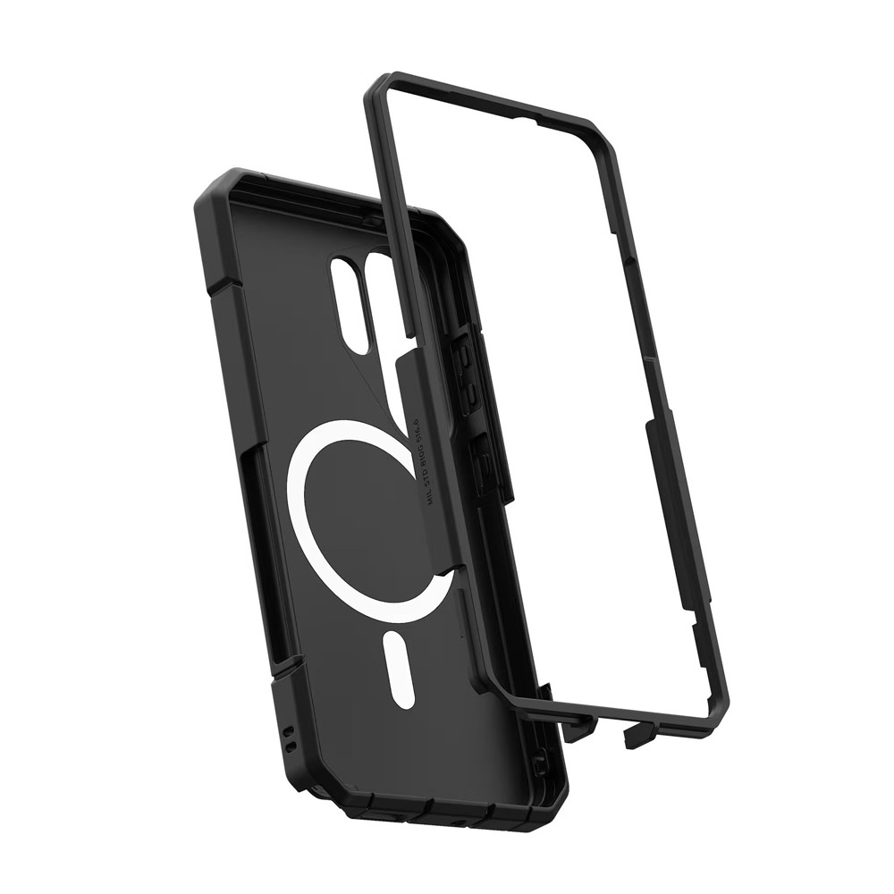 Picture of Samsung Galaxy S26 Ultra Case | UAG Trooper for Samsung Galaxy S26 Ultra Drop Protection Case Case with Magnetic Charging Compatible (Black)