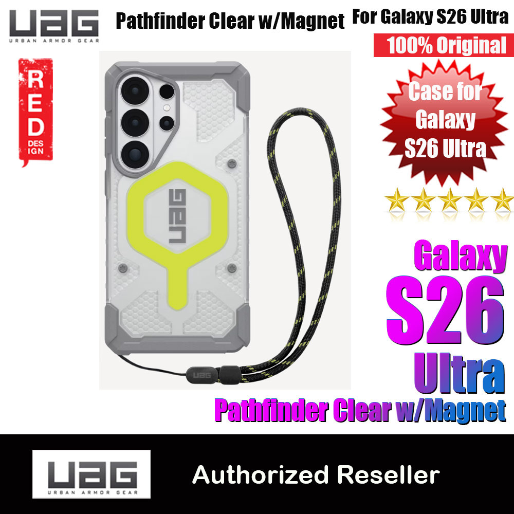 Picture of UAG Pathfinder Magsafe Compatible Drop Proof Case for Samsung Galaxy S26 Ultra with Lanyard Strap (Active Neon) Samsung Galaxy S26 Ultra- Samsung Galaxy S26 Ultra Cases, Samsung Galaxy S26 Ultra Covers, iPad Cases and a wide selection of Samsung Galaxy S26 Ultra Accessories in Malaysia, Sabah, Sarawak and Singapore 