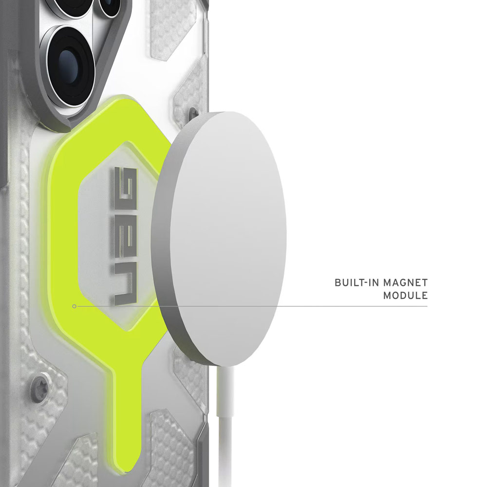 Picture of Samsung Galaxy S26 Ultra Case | UAG Pathfinder Magsafe Compatible Drop Proof Case for Samsung Galaxy S26 Ultra with Lanyard Strap (Active Neon)