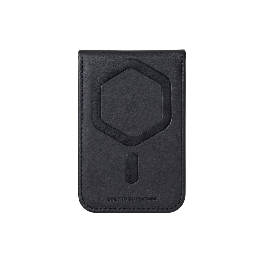 Picture of Apple iPhone 13 6.1  | UAG Metropolis Kevlar Leather MagSafe Wallet and Stand Kickstand Card Holder Phone Stand (Kevlar)