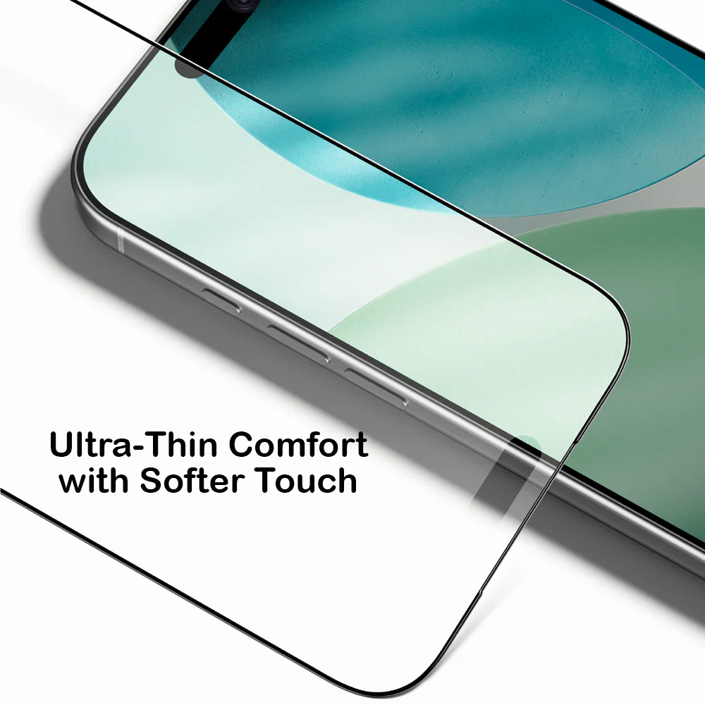 Picture of Apple iPhone Air 6.5  | Amazingthing Radix Matte Anti Glare Full Glass 3D Frame Tempered Glass for iPhone 17 Air 6.5 (Matte)