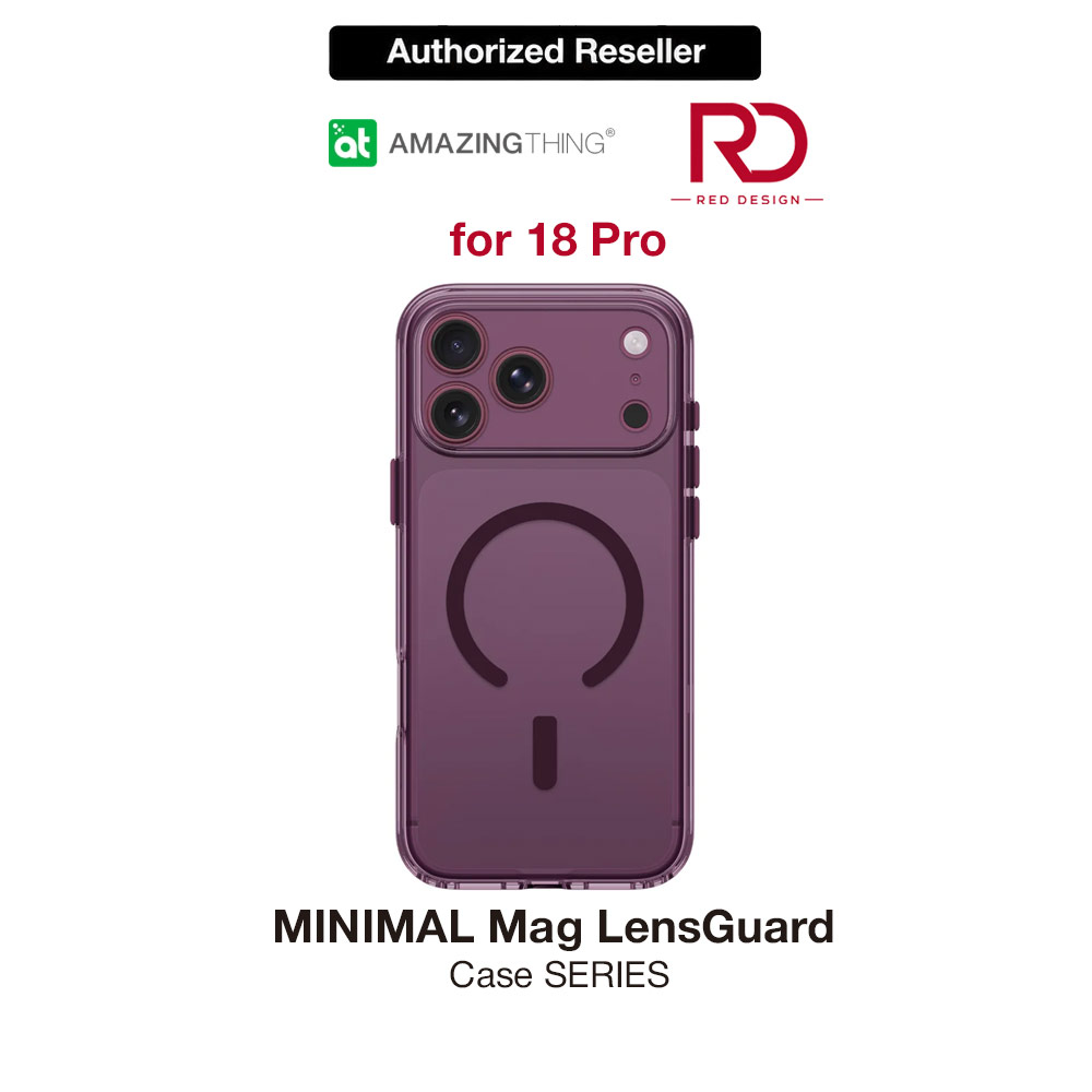 Picture of Amazingthing MINIMAL LensGuard Clarity Full Camera Cover Magnetic Charging X-CUSHION PRO 8 Case for iPhone 18 Pro  - Purple Apple iPhone 18 Pro- Apple iPhone 18 Pro Cases, Apple iPhone 18 Pro Covers, iPad Cases and a wide selection of Apple iPhone 18 Pro Accessories in Malaysia, Sabah, Sarawak and Singapore 