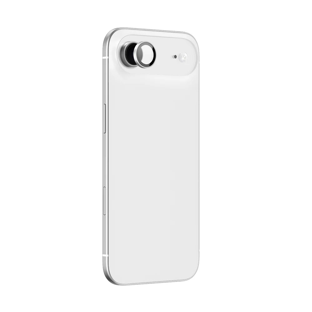 Picture of Apple iPhone Air 6.5  | Amazingthing Supreme AR Lens Glass Aluminum Tempered Glass Lens Protector for iPhone 17 Air 6.5  (1PCS Silver)