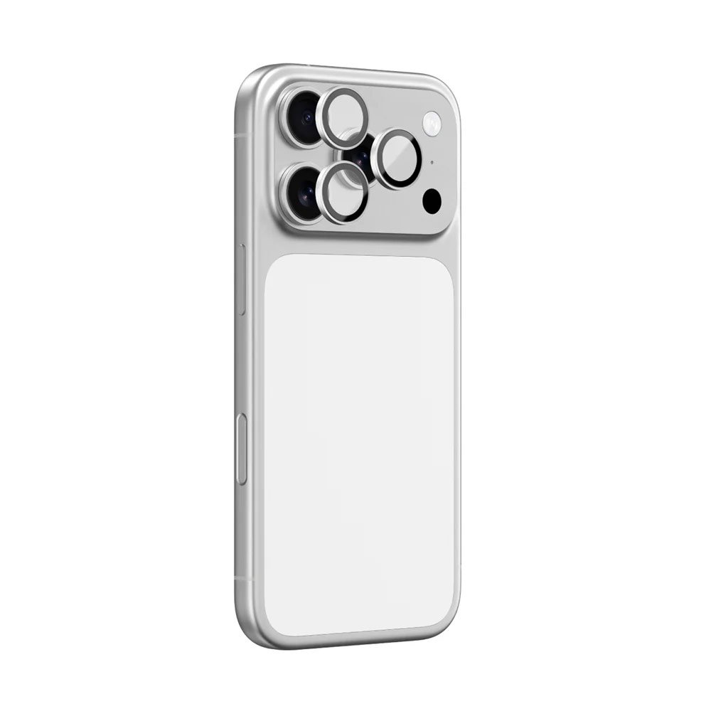 Picture of Apple iPhone 17 Pro 6.3  | Amazingthing Supreme AR Lens Glass Aluminum Tempered Glass Lens Protector for iPhone 17 Pro 6.3 iPhone 17 Pro Max 6.9 (3PCS Silver)