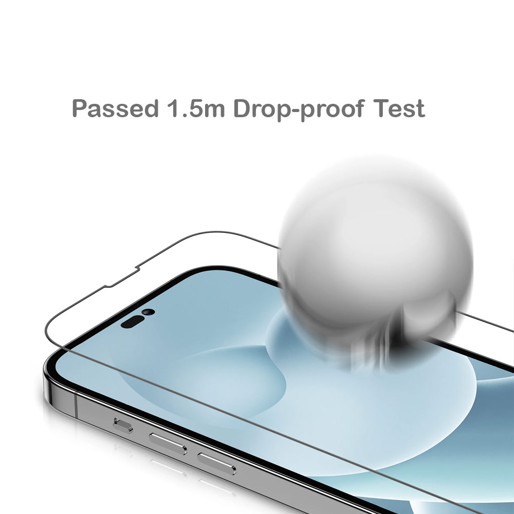 Picture of Apple iPhone 14 Pro 6.1  | AMAZINGThing 2.75D Radix Fully Covered Tempered Glass for iPhone 14 Pro 6.1 (HD Clear)