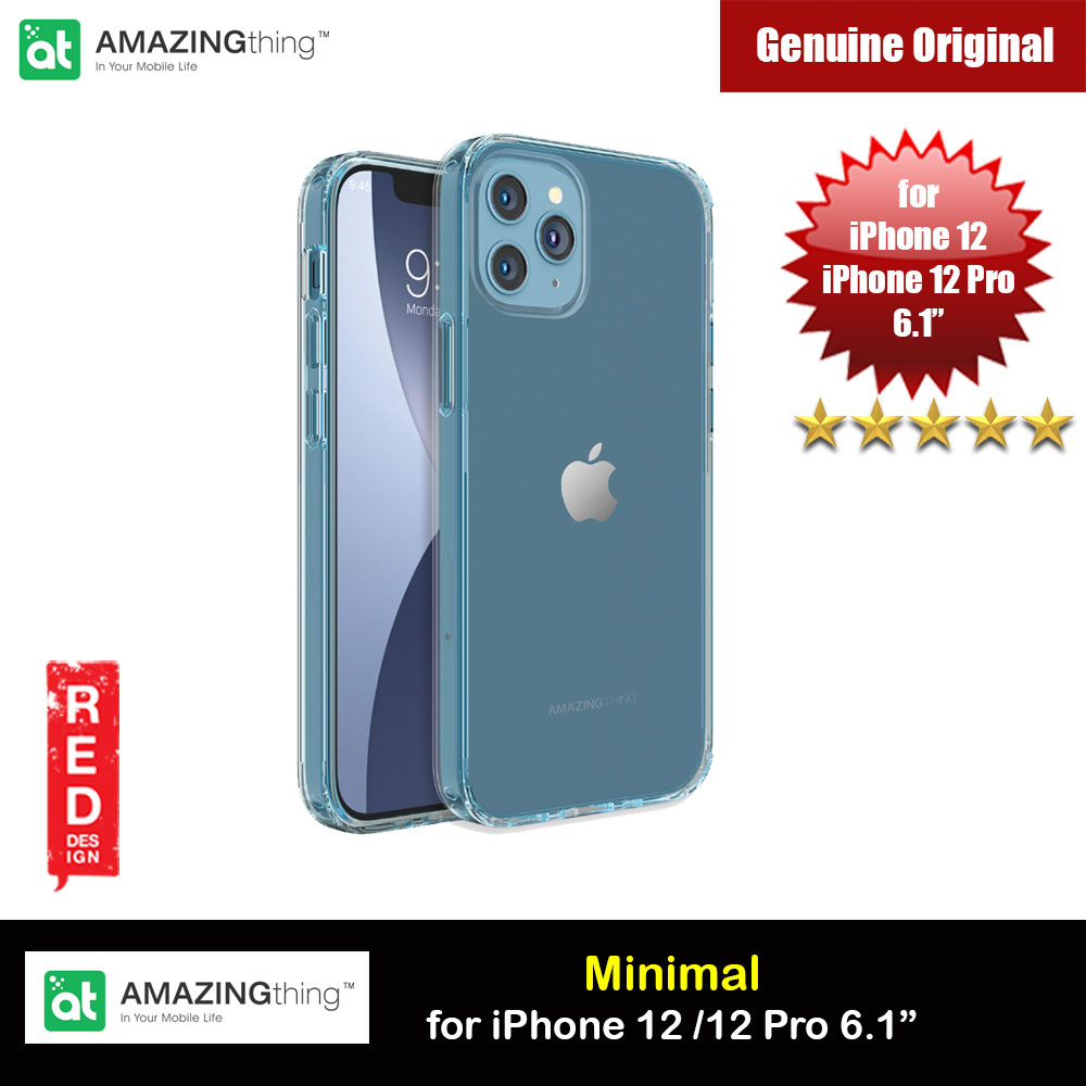 Picture of Amazingthing Minimal Military Drop Proof Slim Case with antimicrobial for iPhone 12 iPhone 12 Pro 6.1 (Blue) Apple iPhone 12 6.1- Apple iPhone 12 6.1 Cases, Apple iPhone 12 6.1 Covers, iPad Cases and a wide selection of Apple iPhone 12 6.1 Accessories in Malaysia, Sabah, Sarawak and Singapore 