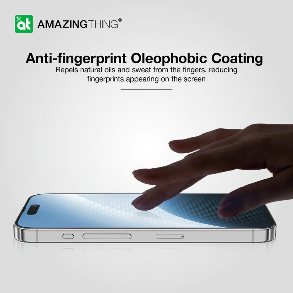 Picture of Apple iPhone 15 Pro Max 6.7  | Amazingthing Radix Fully Covered Tempered Glass for iPhone 15 Pro Max 6.7 (Anti Blue Light)