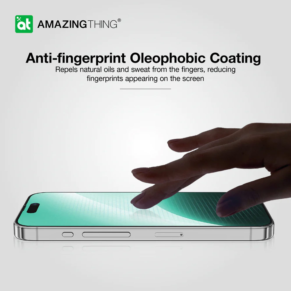 Picture of Apple iPhone 15 Pro 6.1  | Amazingthing Radix Fully Covered Tempered Glass for iPhone 15 Pro 6.1 (Matte Anti Glare)