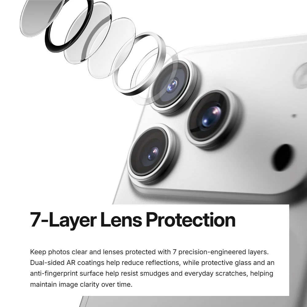 Picture of Apple iPhone 18 Pro Max  | Amazingthing RADIX Vision Camera Lens Protector for iPhone 18 Pro iPhone 18 Pro Max - Clear