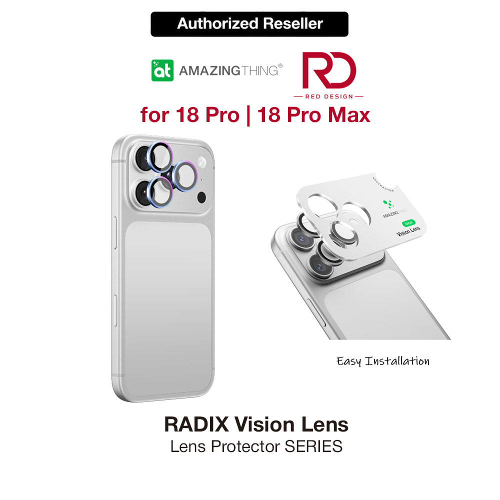 Picture of Amazingthing RADIX Vision Camera Lens Protector for iPhone 18 Pro iPhone 18 Pro Max - Symphony Apple iPhone 18 Pro Max- Apple iPhone 18 Pro Max Cases, Apple iPhone 18 Pro Max Covers, iPad Cases and a wide selection of Apple iPhone 18 Pro Max Accessories in Malaysia, Sabah, Sarawak and Singapore