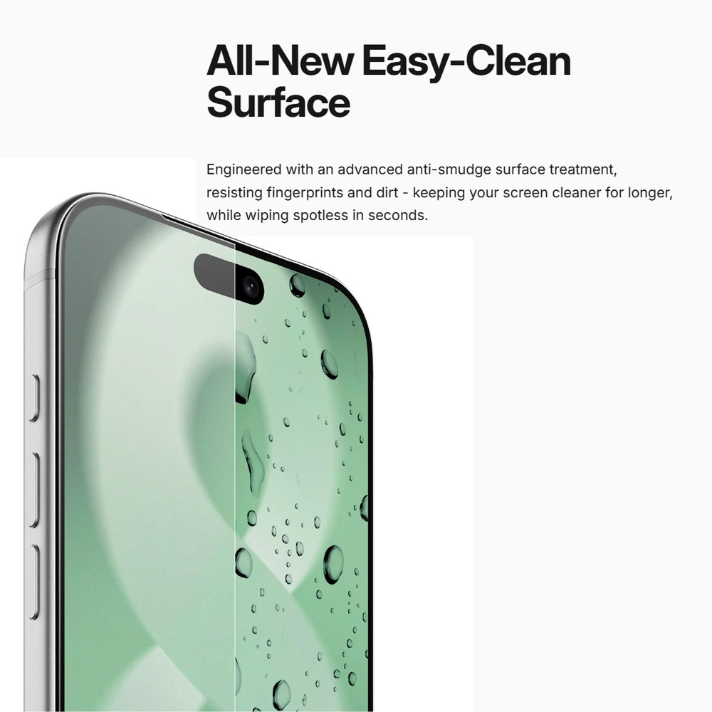 Picture of Apple iPhone 18 Pro Max Screen Protector | Amazingthing RADIX + Care Matte Full Tempered Glass 3D Frame Screen Protector for iPhone 18 Pro Max 6.9 - Matte