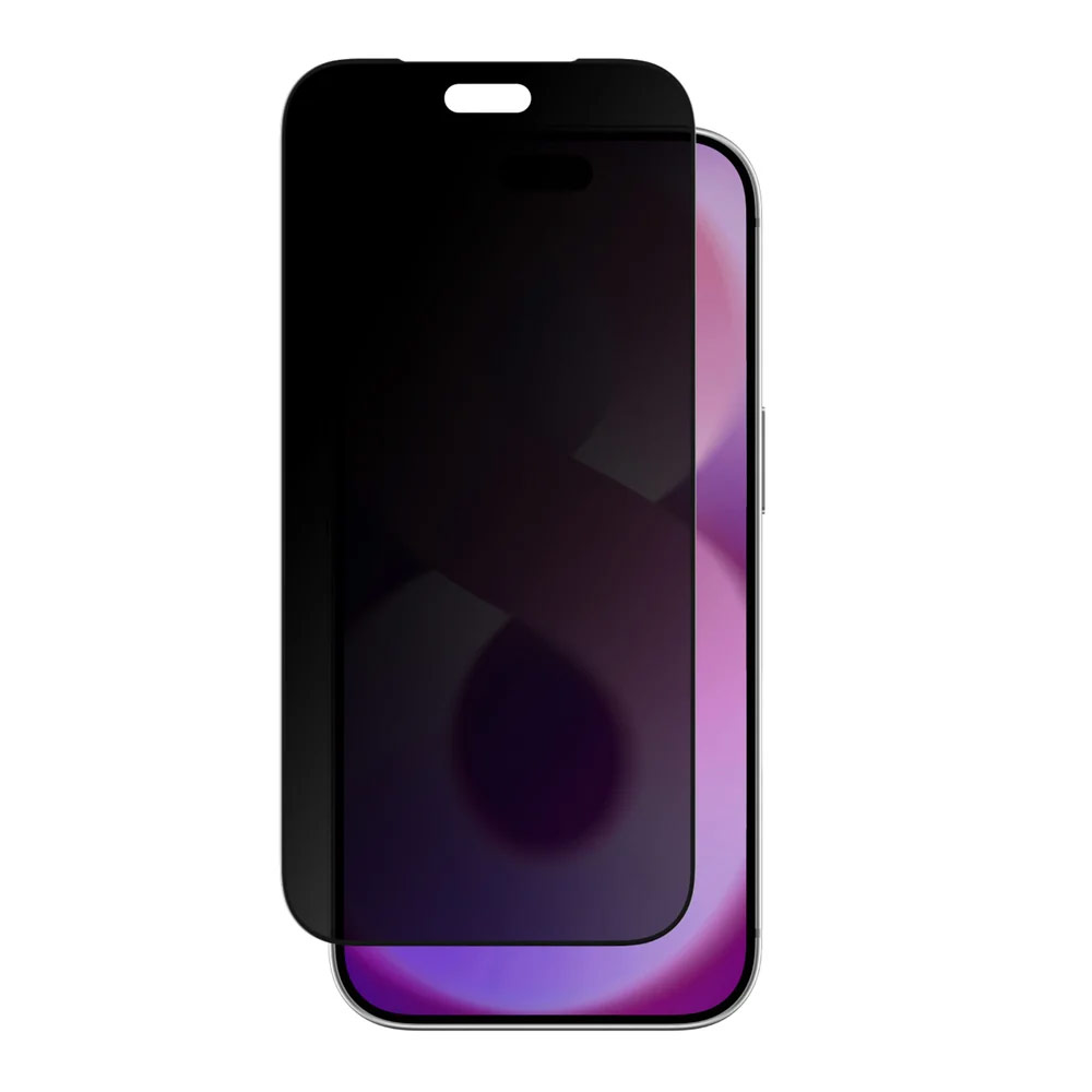 Picture of Apple iPhone 18 Pro Max Screen Protector | Amazingthing RADIX + Care Privacy Full Tempered Glass 3D Frame Screen Protector for iPhone 18 Pro Max 6.9 - Privacy
