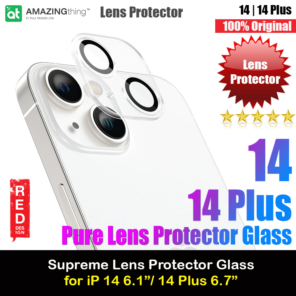 Picture of Amazingthing Supreme Glass Pure Camere Lens Glass Protector for iPhone 14 6.1 iPhone 14 Plus 6.7 (Clear) Apple iPhone 14 6.1- Apple iPhone 14 6.1 Cases, Apple iPhone 14 6.1 Covers, iPad Cases and a wide selection of Apple iPhone 14 6.1 Accessories in Malaysia, Sabah, Sarawak and Singapore 