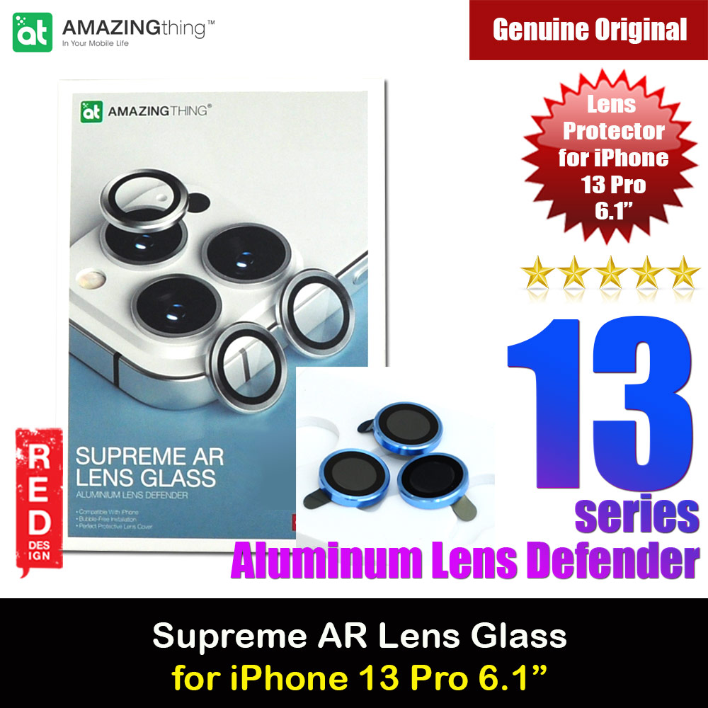 Picture of AmazingThing SupremeGlass Lens Glass Camera Lens Protector Protection Tempered Glass for Apple iPhone 13 Pro 6.1 (Symphony Blue 3pcs) Apple iPhone 13 Pro 6.1- Apple iPhone 13 Pro 6.1 Cases, Apple iPhone 13 Pro 6.1 Covers, iPad Cases and a wide selection of Apple iPhone 13 Pro 6.1 Accessories in Malaysia, Sabah, Sarawak and Singapore 