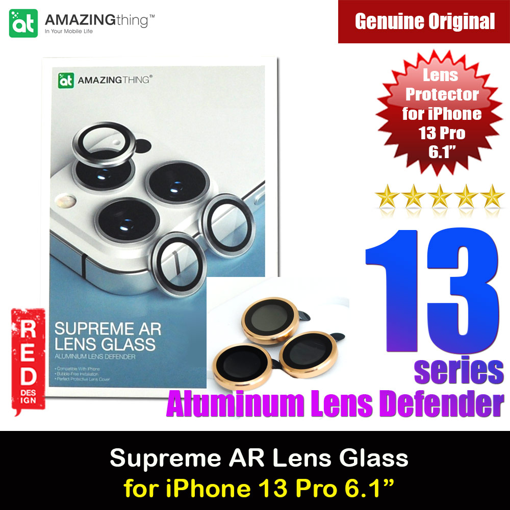 Picture of AmazingThing SupremeGlass Lens Glass Camera Lens Protector Protection Tempered Glass for Apple iPhone 13 Pro 6.1 (Gold 3pcs) Apple iPhone 13 Pro 6.1- Apple iPhone 13 Pro 6.1 Cases, Apple iPhone 13 Pro 6.1 Covers, iPad Cases and a wide selection of Apple iPhone 13 Pro 6.1 Accessories in Malaysia, Sabah, Sarawak and Singapore 