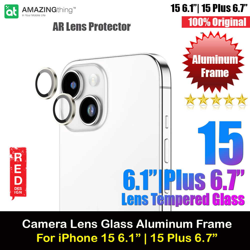 Picture of Amazingthing Supreme AR Camera Lens Glass Aluminum Frame Defender Tempered Glass Protector for iPhone 15 6.1 iPhone 15 Plus 6.7 (2PCS Yellow) Apple iPhone 15 6.1- Apple iPhone 15 6.1 Cases, Apple iPhone 15 6.1 Covers, iPad Cases and a wide selection of Apple iPhone 15 6.1 Accessories in Malaysia, Sabah, Sarawak and Singapore 