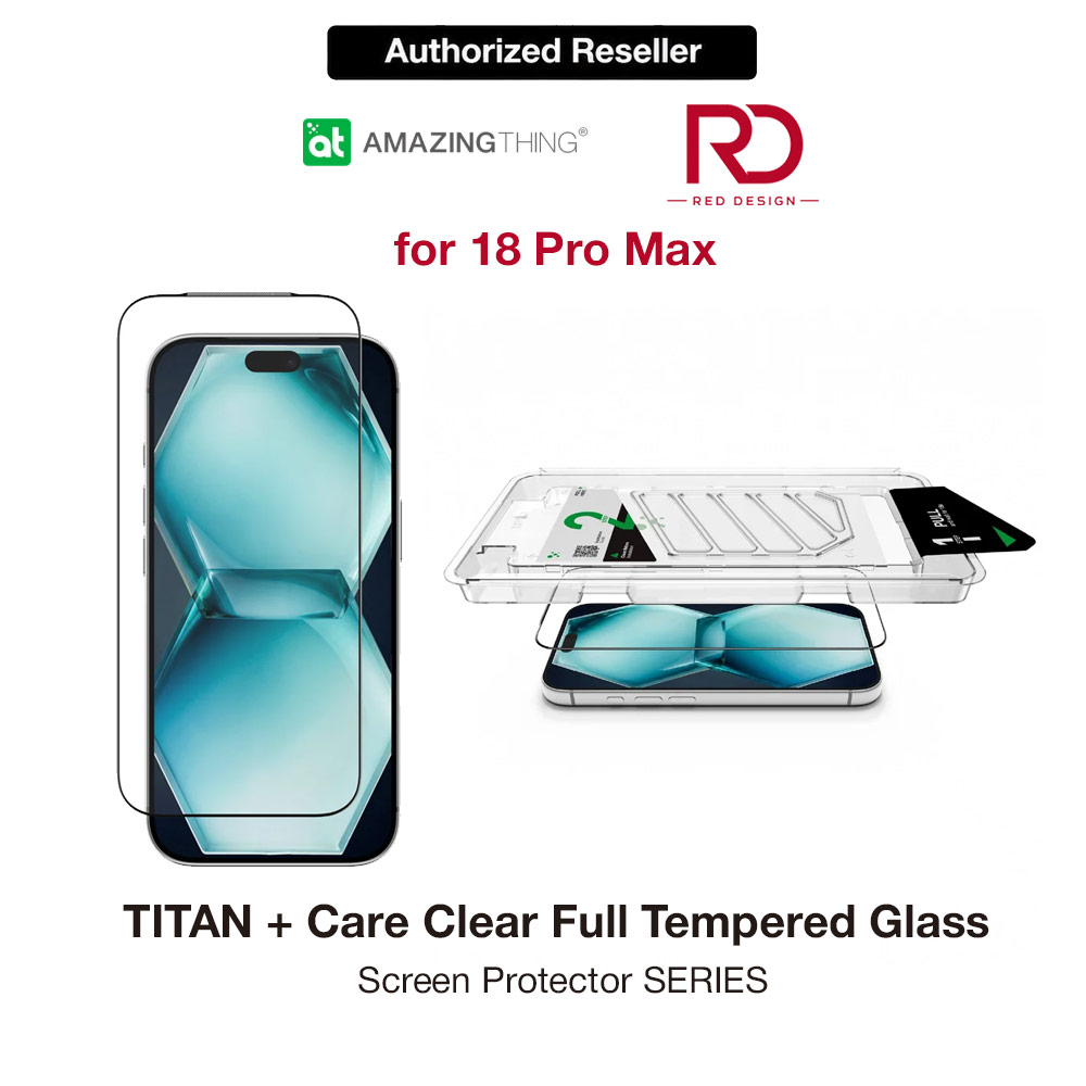 Picture of Amazingthing Titan Care 3D Frame Full Tempered Glass Screen Protector with Dust Filter for iPhone 18 Pro Max 6.9 - Clear Apple iPhone 18 Pro Max- Apple iPhone 18 Pro Max Cases, Apple iPhone 18 Pro Max Covers, iPad Cases and a wide selection of Apple iPhone 18 Pro Max Accessories in Malaysia, Sabah, Sarawak and Singapore 