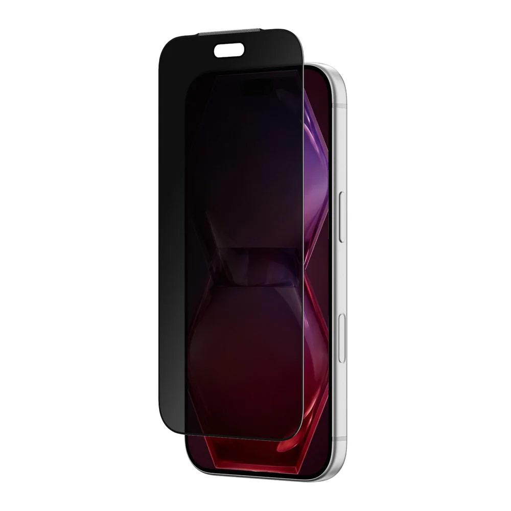 Picture of Apple iPhone 18 Pro Screen Protector | Amazingthing Titan Care Matte Privacy 3D Frame Full Tempered Glass Screen Protector with Dust Filter for iPhone 18 Pro - Matte Privacy