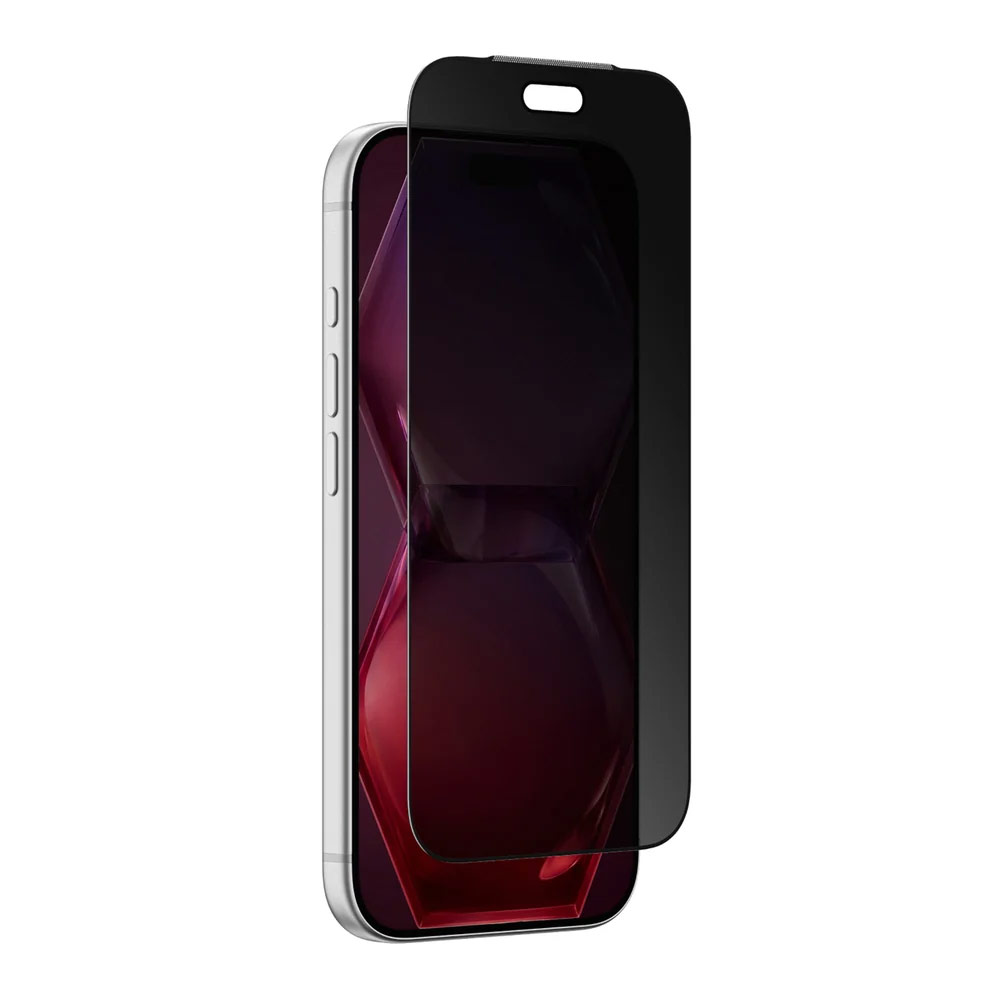 Picture of Apple iPhone 18 Pro Screen Protector | Amazingthing Titan Care Matte Privacy 3D Frame Full Tempered Glass Screen Protector with Dust Filter for iPhone 18 Pro - Matte Privacy