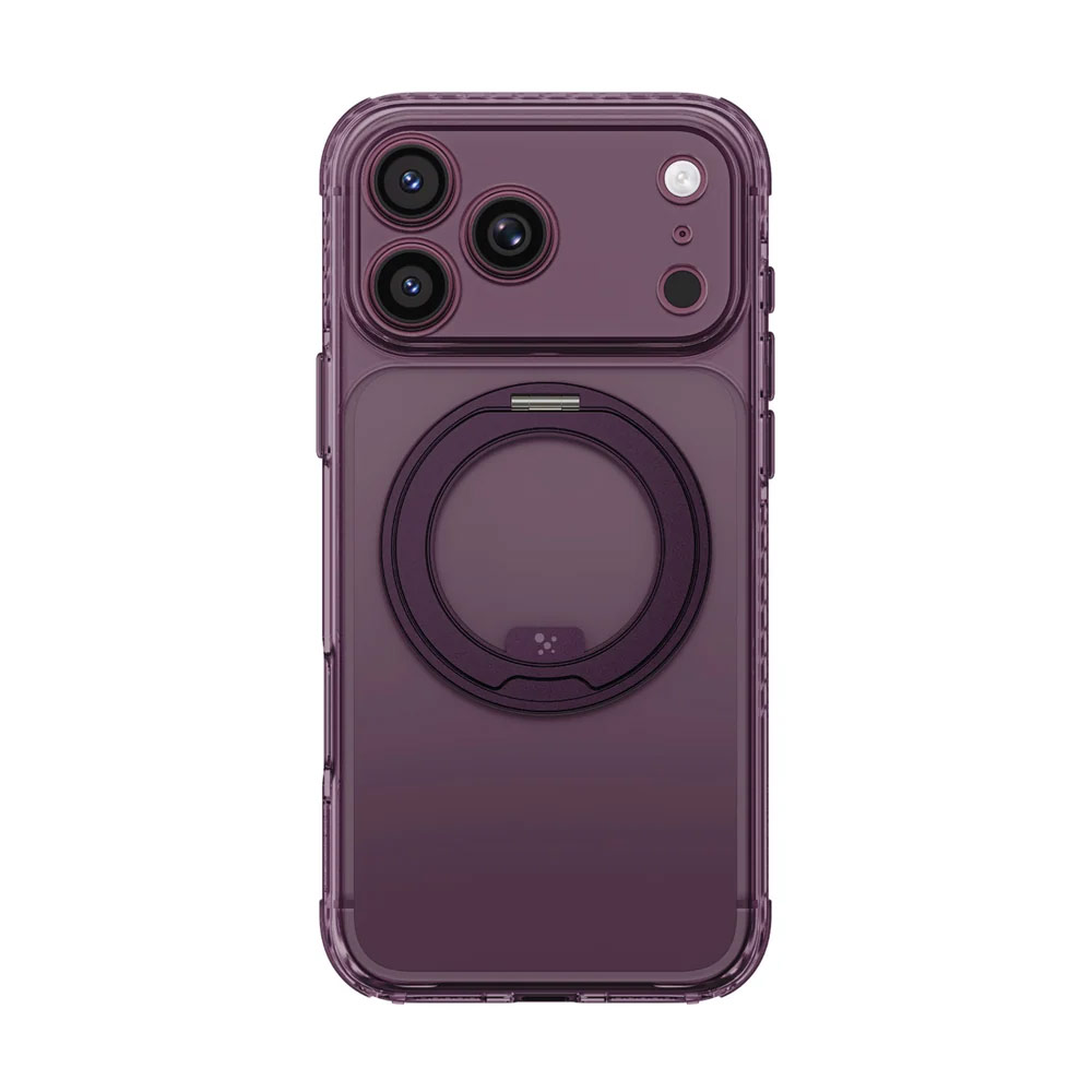 Picture of Apple iPhone 18 Pro Max Case | Amazingthing TITAN PRO MagSpin Magnetic Kickstand Case with X-CUSHION PRO Protection for iPhone 18 Pro Max 6.9 - Purple