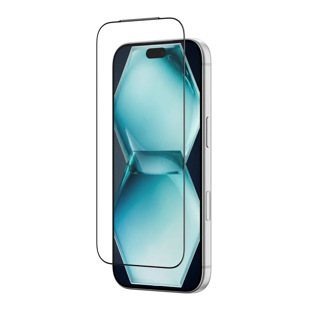 Picture of Apple iPhone 18 Pro Screen Protector | Amazingthing Titan Vision Clear 3D Frame Full Tempered Glass Screen Protector with Dust Filter for iPhone 18 Pro - Clear