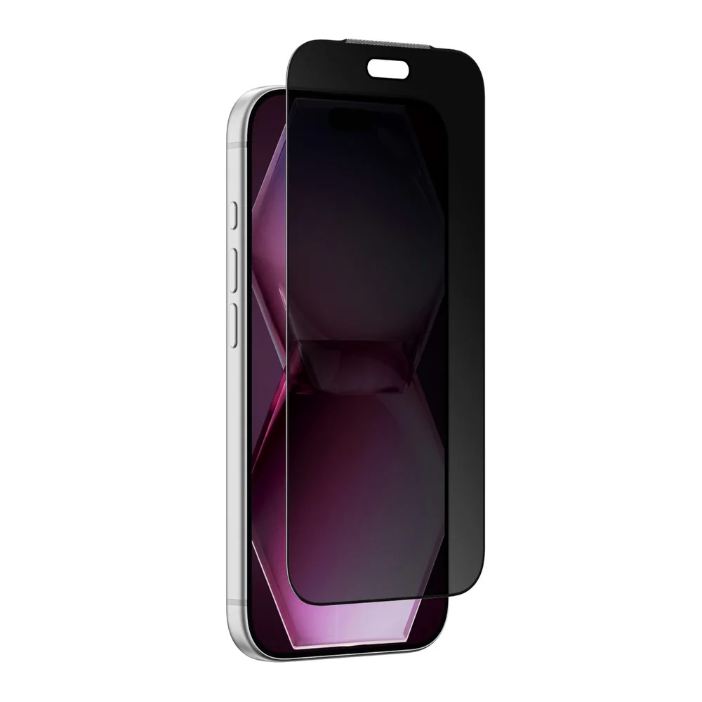 Picture of Apple iPhone 18 Pro Screen Protector | Amazingthing Titan Vision Privacy 3D Frame Full Tempered Glass Screen Protector with Dust Filter for iPhone 18 Pro - Privacy