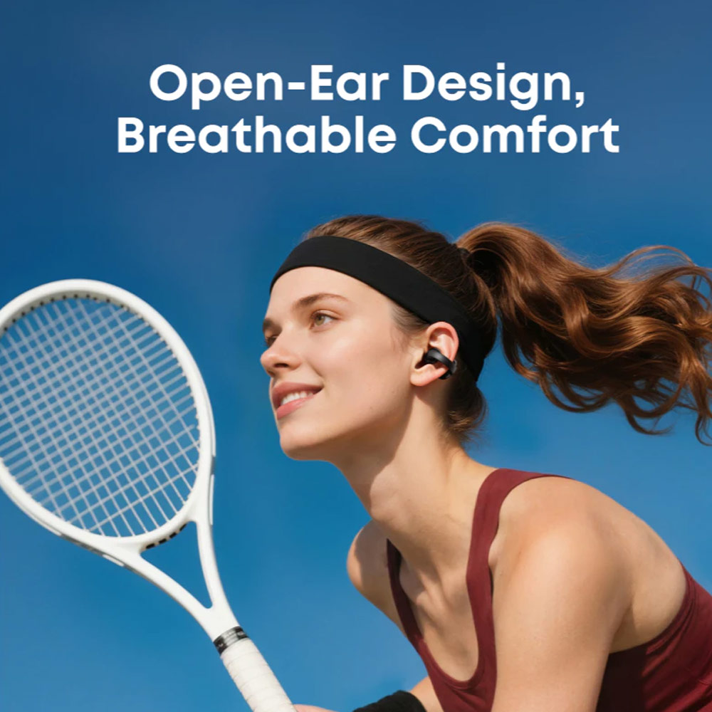 Picture of soundcore by ANKER C50i Open Ear Earbuds Clip Earphone Comfort Stable Fit Free Sport Earbud with Strong Bass Clear Call (White)
