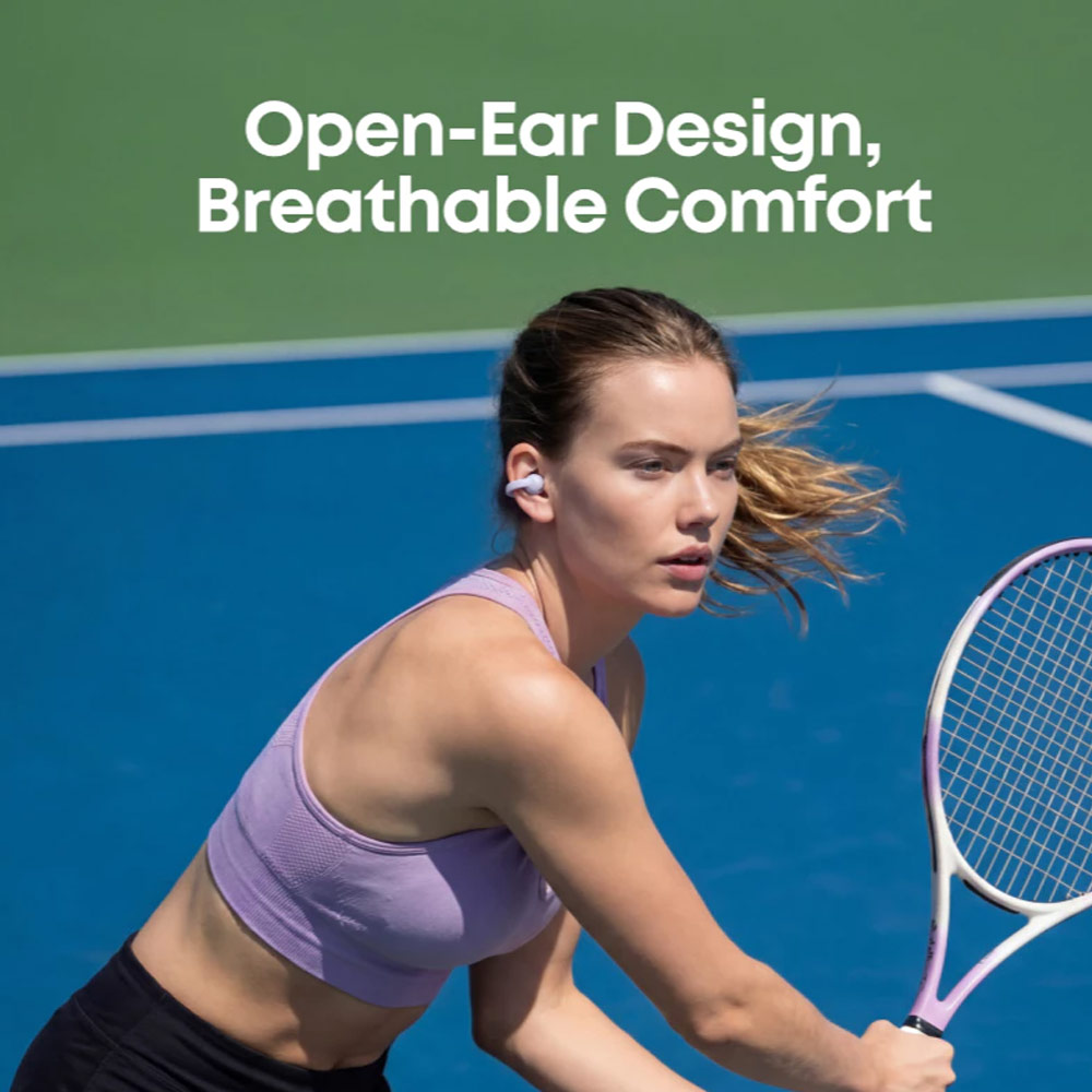 Picture of soundcore by ANKER C50i Open Ear Earbuds Clip Earphone Comfort Stable Fit Free Sport Earbud with Strong Bass Clear Call (White)