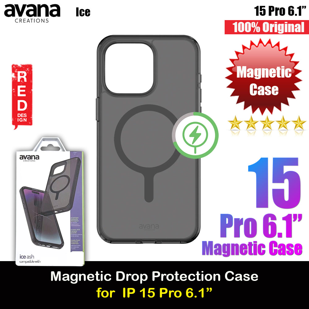 Picture of Avana Ice Series Magnetic Drop Protection Transparent Case for Apple iPhone 15 Pro 6.1 (Ice Smoke) Apple iPhone 15 Pro 6.1- Apple iPhone 15 Pro 6.1 Cases, Apple iPhone 15 Pro 6.1 Covers, iPad Cases and a wide selection of Apple iPhone 15 Pro 6.1 Accessories in Malaysia, Sabah, Sarawak and Singapore 