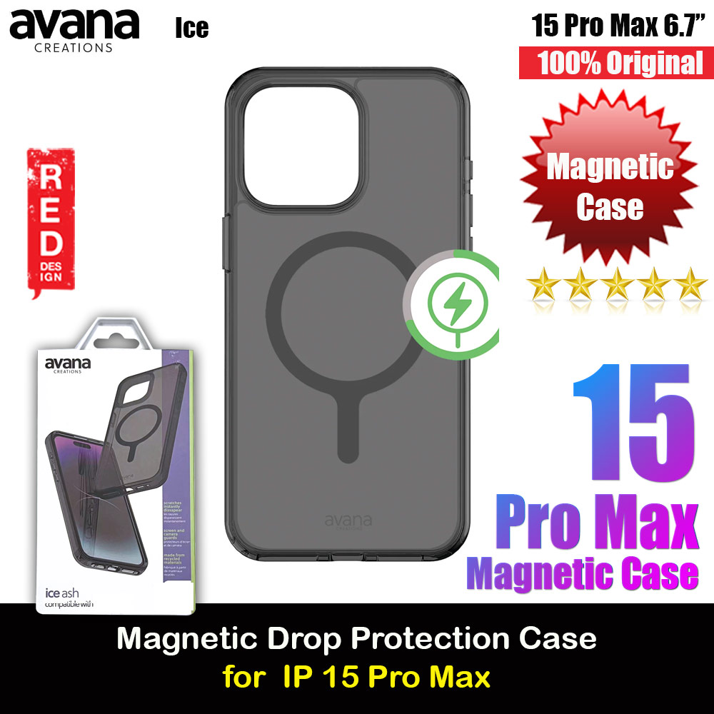Picture of Avana Ice Series Magnetic Drop Protection Transparent Case for Apple iPhone 15 Pro Max 6.7 (Ice Smoke) Apple iPhone 15 Pro Max 6.7- Apple iPhone 15 Pro Max 6.7 Cases, Apple iPhone 15 Pro Max 6.7 Covers, iPad Cases and a wide selection of Apple iPhone 15 Pro Max 6.7 Accessories in Malaysia, Sabah, Sarawak and Singapore 