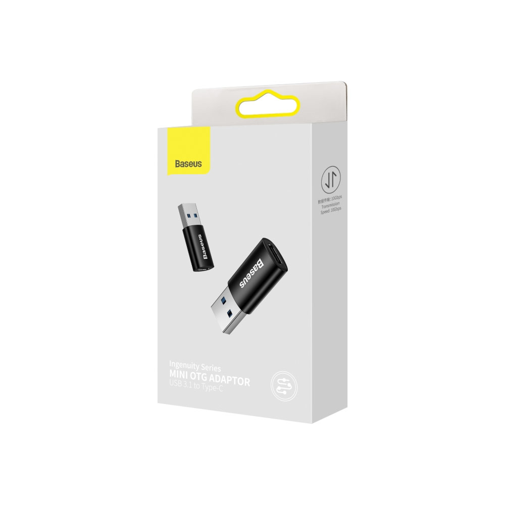 Picture of Baseus Ingenuity Series USB 3.1 Male to  USBC TypeC Female Mini OTG Adapter (Dark Blue)