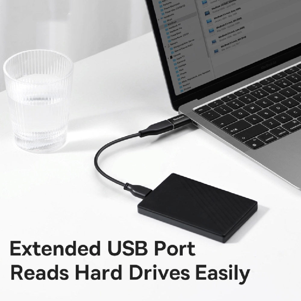 Picture of Baseus Ingenuity Series USBC TypeC Male to USB 3.1 Female Mini OTG Adapter (Black)