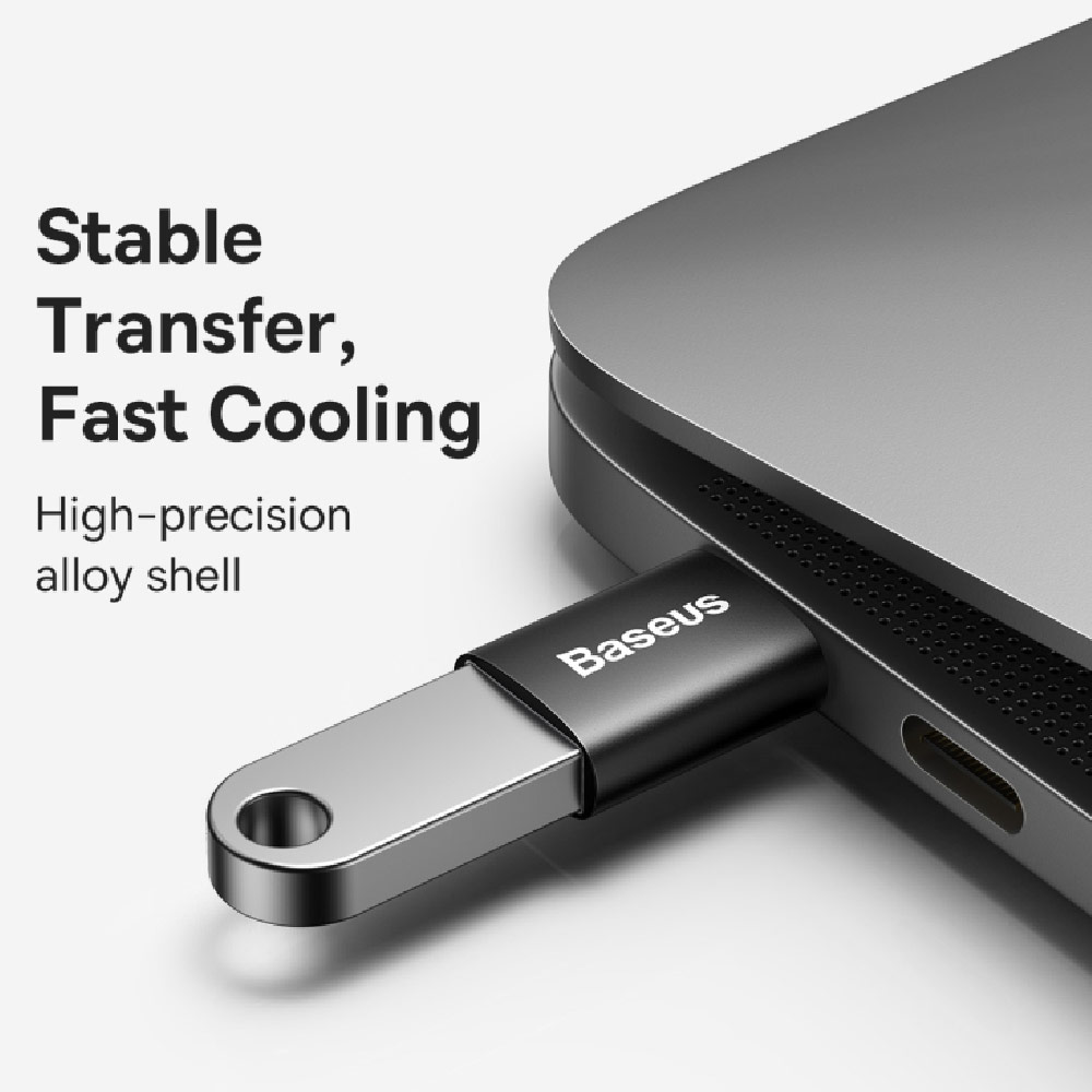 Picture of Baseus Ingenuity Series USBC TypeC Male to USB 3.1 Female Mini OTG Adapter (Black)