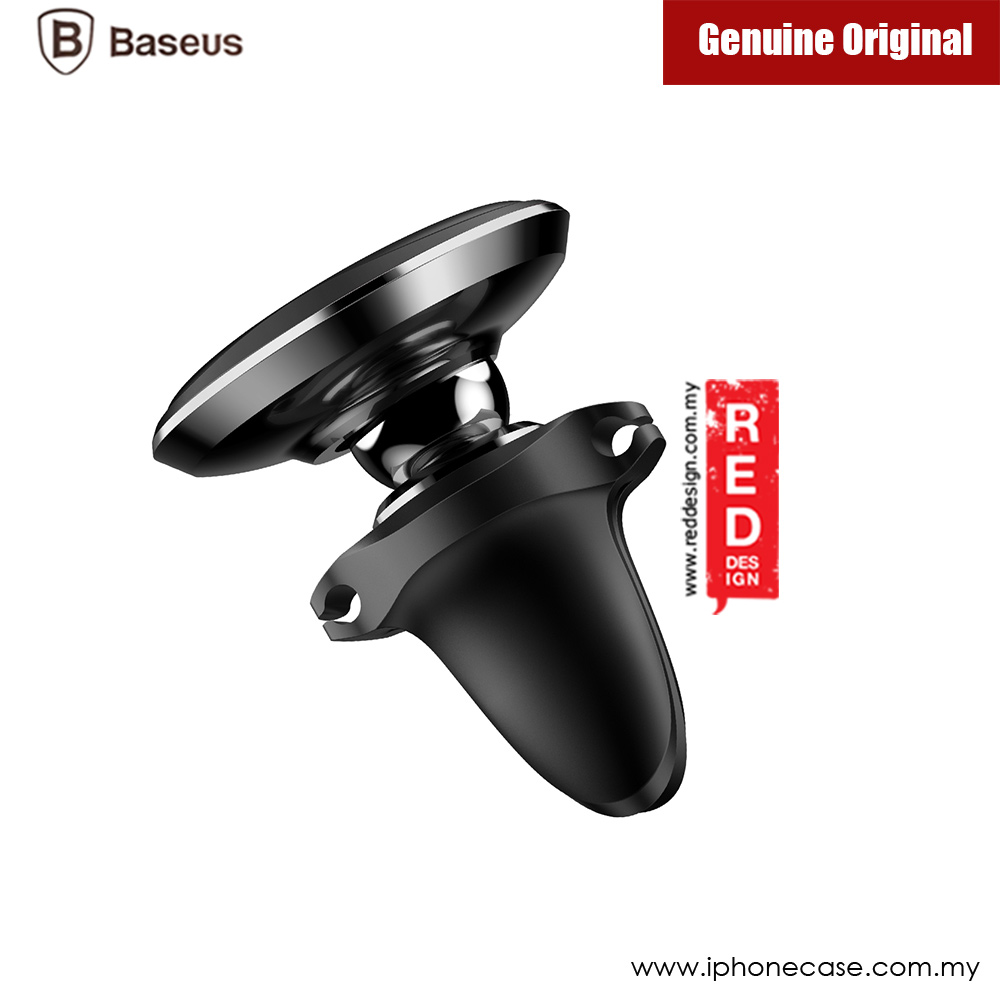 Picture of Baseus Magnetic Air Con Vent Suction Bracket Car Mount with Cable Clip (Black)