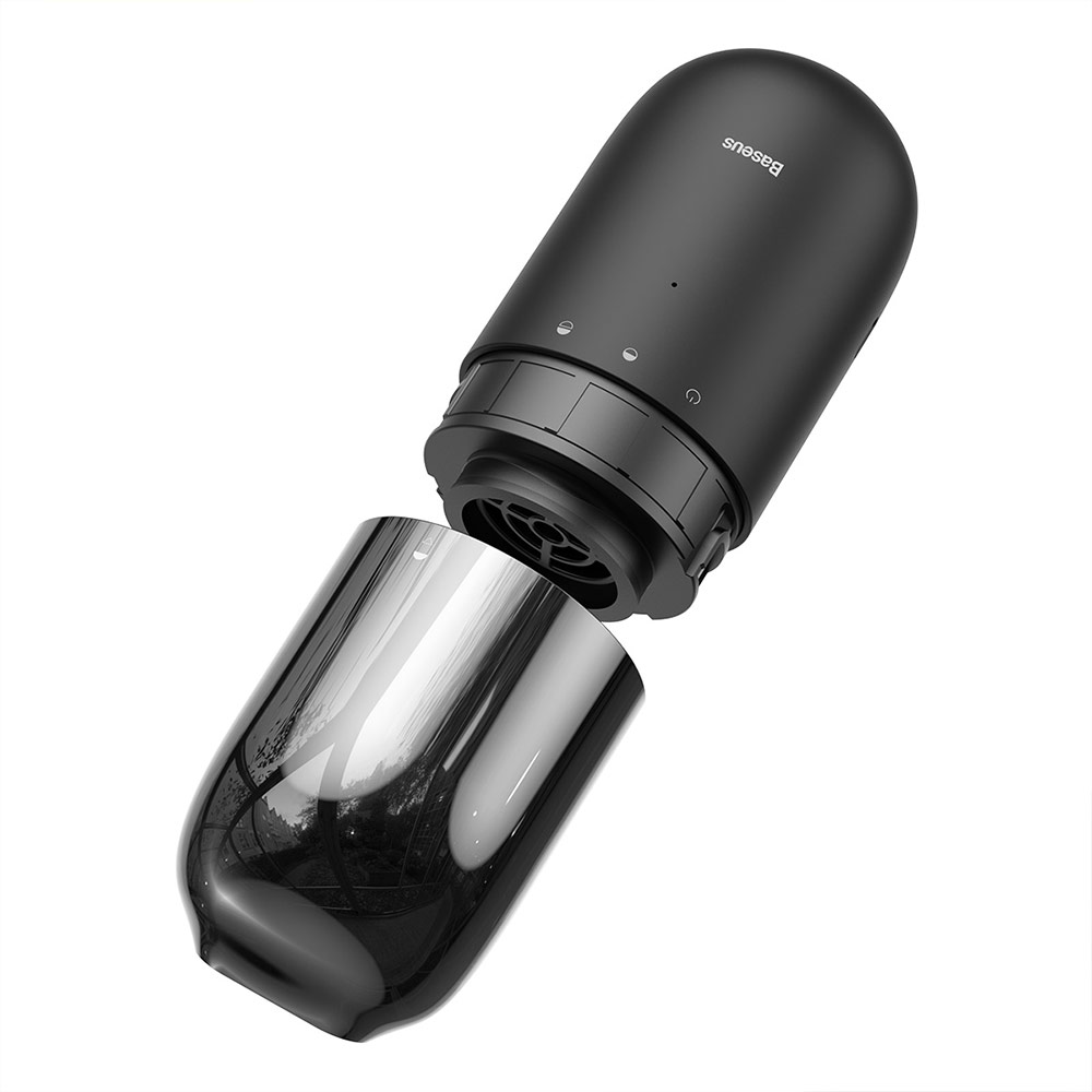 Picture of Baseus C1 Mini and Portable Strong Suction Rechargable Cordless Wireless Wire Free Car Vacuum Cleaner Bed Vacuum Cleaner Sofa Vacuum Cleaner (Black)